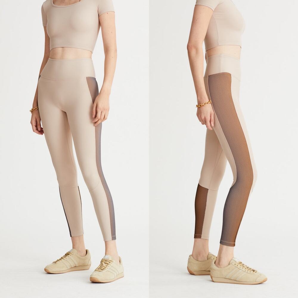 Nylora Levee Leggings Iridescent Olive Brown & Oat Combo